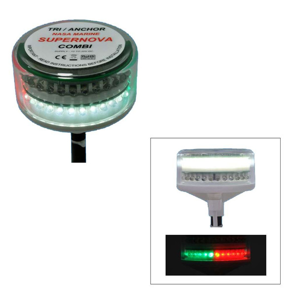 Clipper Clipper Supernova Tricolour Navigation Light [SUPER-TRI] MyGreenOutdoors