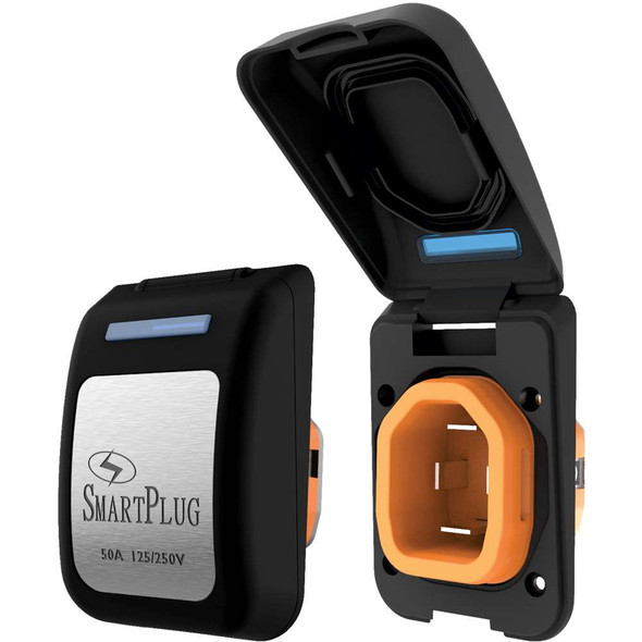 SmartPlug SmartPlug 50 Amp Non Metallic Inlet Black [BM50PB] MyGreenOutdoors