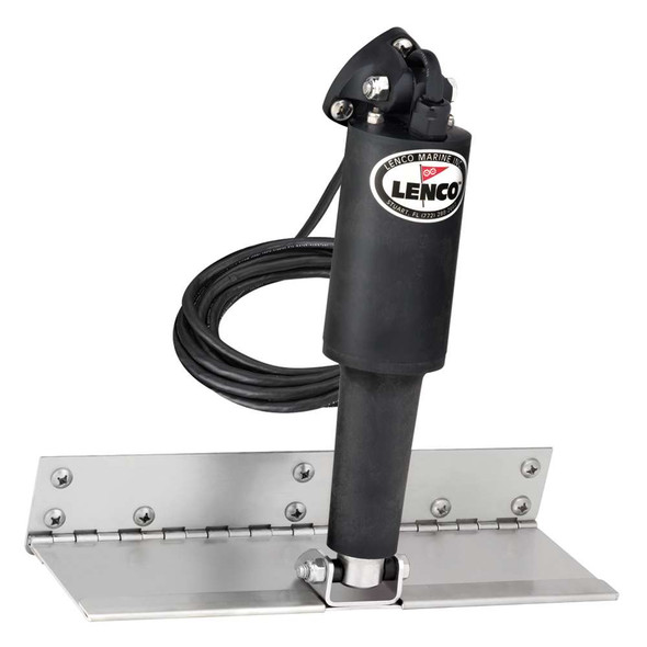 Lenco Marine Lenco 4" x 12" Limited Space Trim Tab Kit w/o Switch Kit 12V - Standard Finish - Standard Actuator [15125-101] MyGreenOutdoors