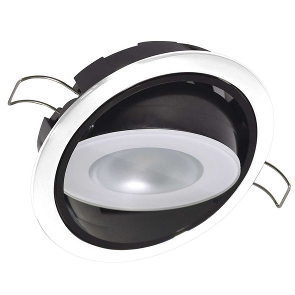 Lumitec Lumitec Mirage Positionable Down Light - Warm White Dimming, Hi CRI - White Bezel [115129] MyGreenOutdoors