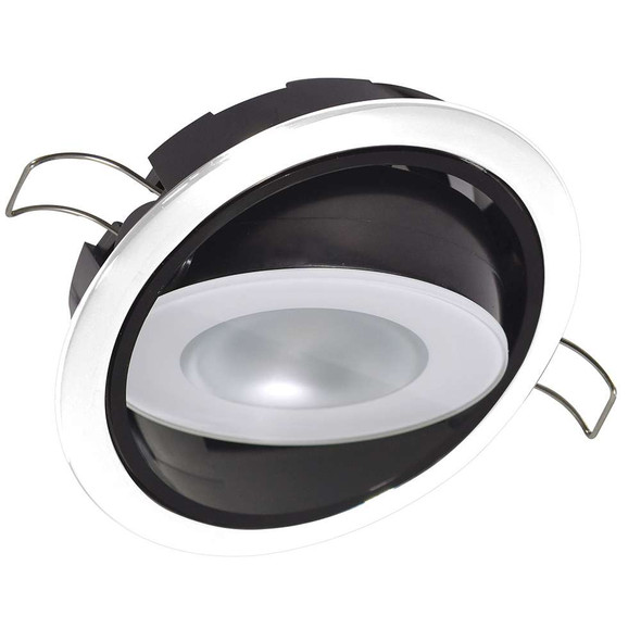 Lumitec Lumitec Mirage Positionable Down Light - White Dimming - White Bezel [115123] MyGreenOutdoors