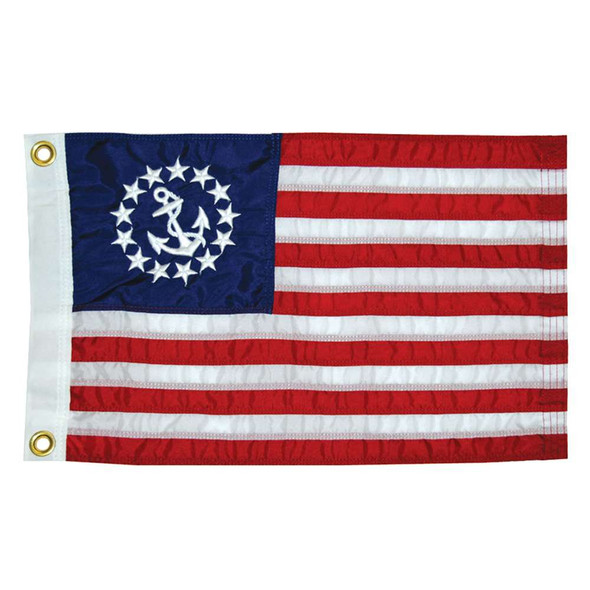 Taylor Made Taylor Made 12" x 18" Deluxe Sewn US Yacht Ensign Flag [8118] MyGreenOutdoors