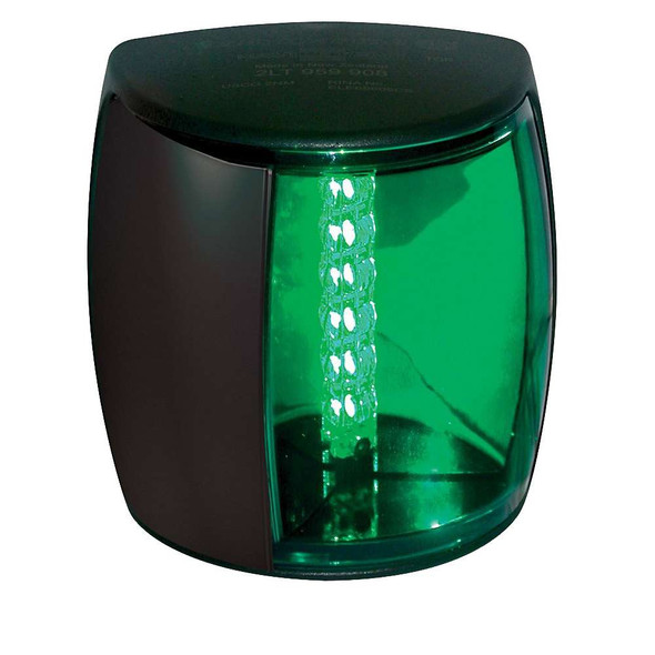 Hella Marine Hella Marine NaviLED PRO Starboard Navigation Lamp - 2nm - Green Lens/Black Housing [959908001] MyGreenOutdoors