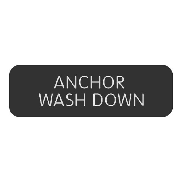 Blue Sea Systems Blue SeaLarge Format Label - "Anchor Wash Down" [8063-0038] MyGreenOutdoors