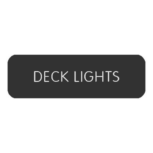 Blue Sea Systems Blue SeaLarge Format Label - "Deck Lights" [8063-0124] MyGreenOutdoors