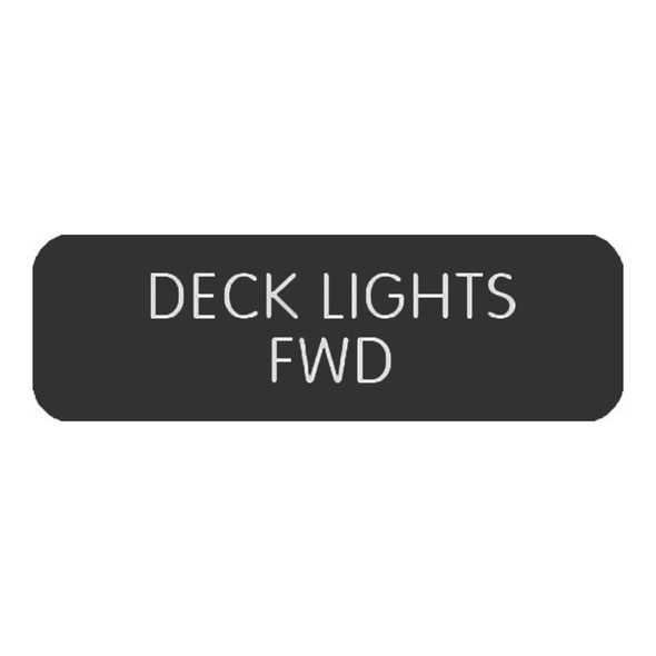 Blue Sea Systems Blue SeaLarge Format Label - "Deck Lights FWD" [8063-0126] MyGreenOutdoors
