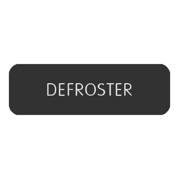 Blue Sea Systems Blue SeaLarge Format Label - "Defroster" [8063-0129] MyGreenOutdoors