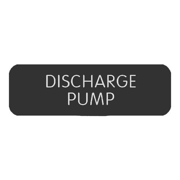 Blue Sea Systems Blue SeaLarge Format Label - "Discharge Pump" [8063-0137] MyGreenOutdoors