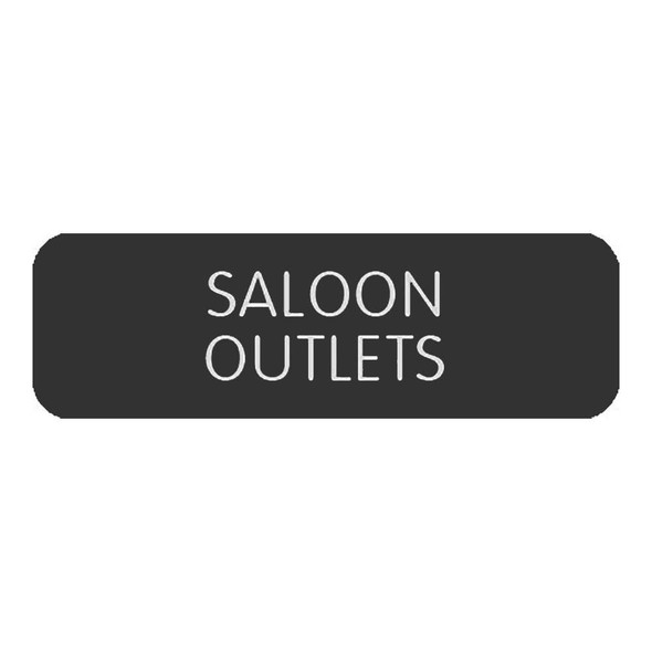 Blue Sea Systems Bue SeaLarge Format Label - "Saloon Outlets" [8063-0368] MyGreenOutdoors