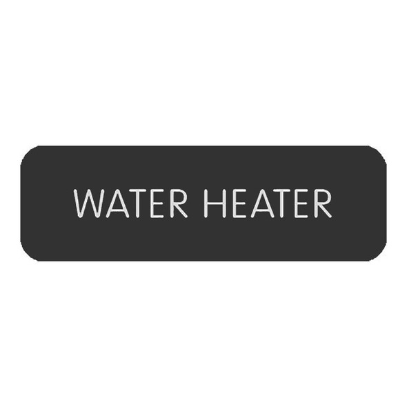 Blue Sea Systems Blue SeaLarge Format Label - "Water Heater" [8063-0438] MyGreenOutdoors