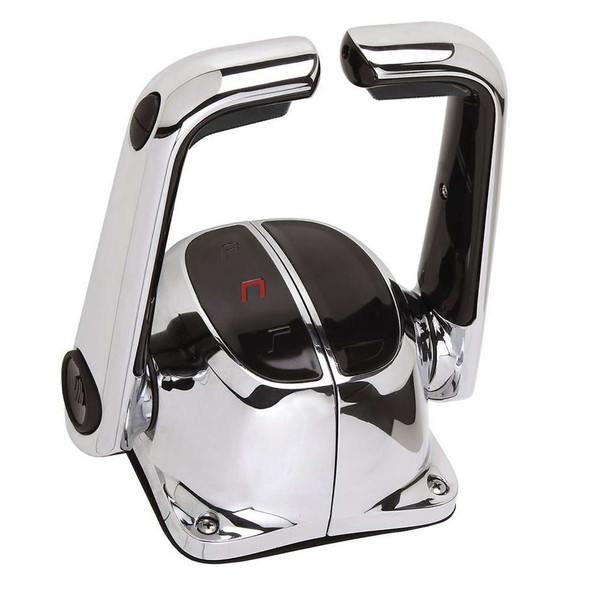 UFlex USA UflexTwin Lever Top Mount Control w/Neutral Lock Trim Switch - Chrome [B502CHT/L] MyGreenOutdoors