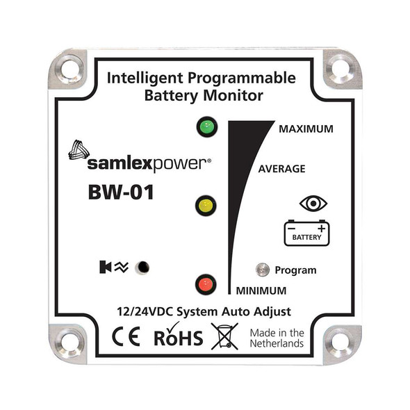 Samlex America Samlex Battery Monitor - 12V or 24V - Programmable [BW-01] MyGreenOutdoors