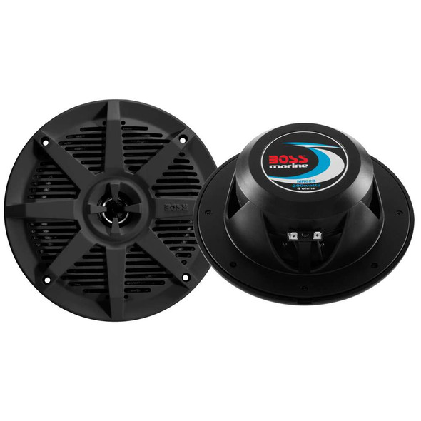 Boss Audio Boss Audio MR52B 5.25" 2-Way 150W Marine Full Range Speaker - Black - Pair [MR52B] MyGreenOutdoors