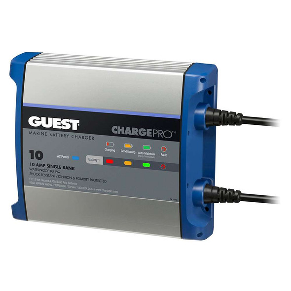 Guest Guest On-Board Battery Charger 10A / 12V - 1 Bank - 120V Input [2710A] MyGreenOutdoors