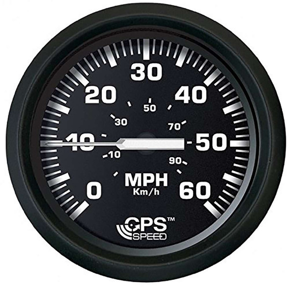 Faria Beede Instruments Faria Euro Black 4" Speedometer 60MPH -GPS [32816] MyGreenOutdoors