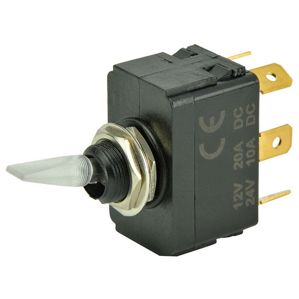 BEP Marine BEP SPDT Lighted Toggle Switch - ON/OFF/ON [1001907] MyGreenOutdoors