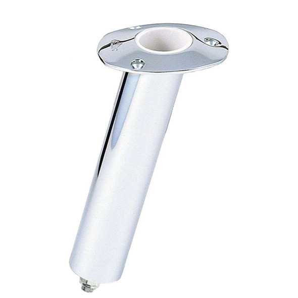 Lee's Tackle Lee's 15 Degree Stainless Steel Swivel Base Flush Mount Rod HOlder - Extra Long Tube 2.25" OD X 14.5" Tube [RH579XL] RH579XL MyGreenOutdoors