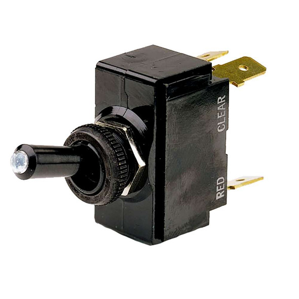 Cole Hersee Cole Hersee Lighted Tip Toggle Switch SPST On-Off 4 Blade [M-54111-01-BP] MyGreenOutdoors