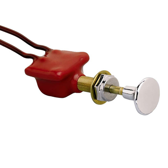 Cole Hersee Cole Hersee Push Pull Switch SPST Off-On 2 Wire [M-606-BP] MyGreenOutdoors