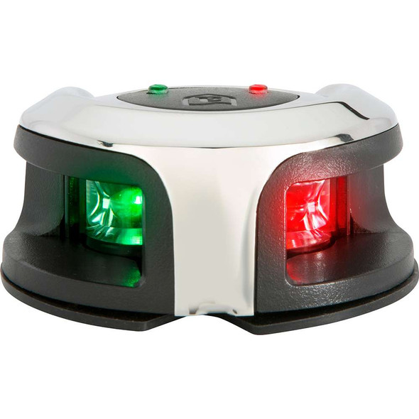 Attwood Marine Attwood LightArmor Bow Mount Navigation Light - Stainless Steel - Bi-Color - 2NM [NV2002SS-7] MyGreenOutdoors