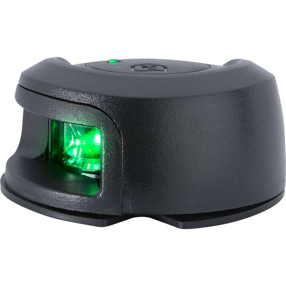 Attwood Marine Attwood LightArmor Deck Mount Navigation Light - Black Composite - Starboard (green) - 2NM [NV2012PBG-7] MyGreenOutdoors