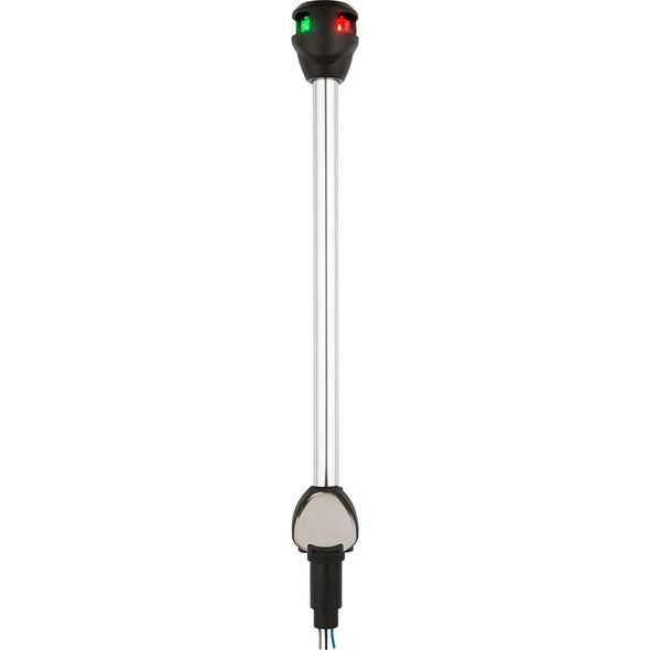 Attwood Marine Attwood LightArmor Bi-Color Navigation Pole Light w/Task Light - Straight - 10" [NV6LC2-10-7] MyGreenOutdoors