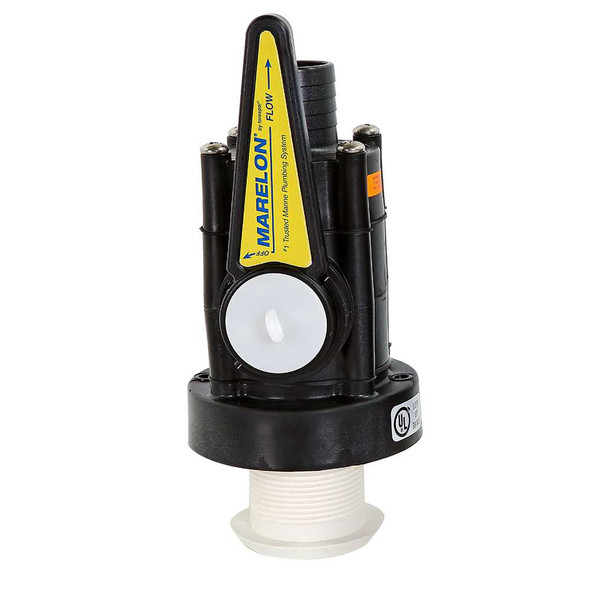 Forespar Performance Products Forespar Marelon Full-Flow Seacock 1-1/2" Mushroom Through-Hull [904046ABYC] MyGreenOutdoors