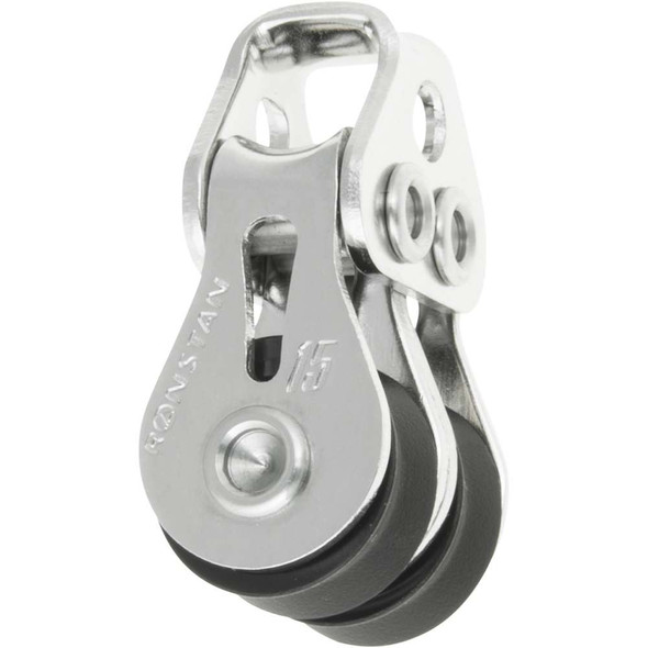 Ronstan Ronstan Series 15 Ball Bearing Utility Block - Double, Loop Head [RF15202] MyGreenOutdoors