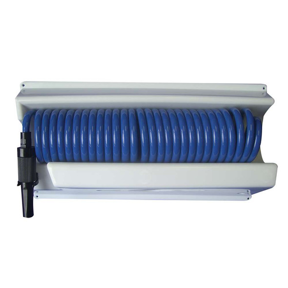 Whitecap Whitecap 25 Blue Coiled Hose w/Mounting Case [P-0443] MyGreenOutdoors