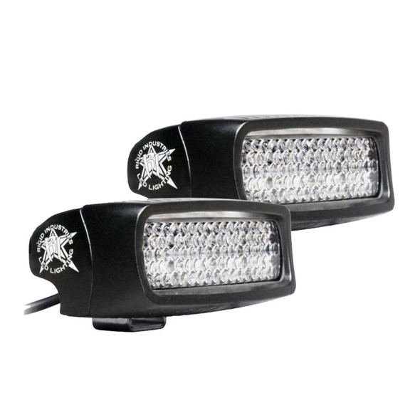 Rigid Industries Rigid Industries SR-Q PRO Back Up Light Kit - Surface Mount Diffused - Pair - Black [980023] MyGreenOutdoors