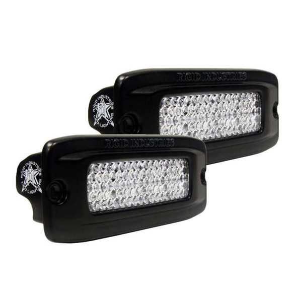 Rigid Industries Rigid Industries SR-Q PRO Back Light Kit - Flush Mount Diffused - Pair - Black [980033] MyGreenOutdoors