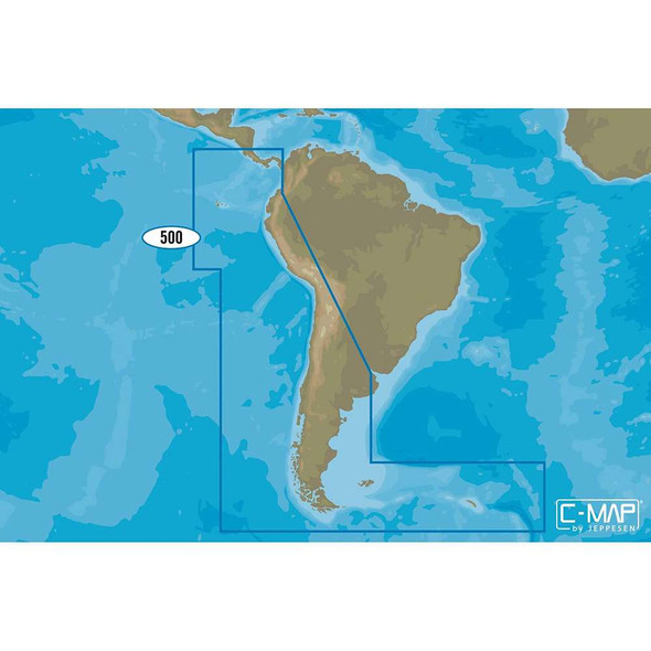 C-MAP C-MAP 4D SA-D500 Costa Rica to Chile to Falklands [SA-D500] MyGreenOutdoors