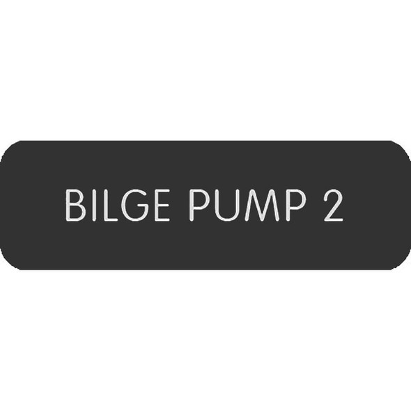 Blue Sea Systems Blue Sea Large Format Label - "Bilge Pump 2" [8063-0062] MyGreenOutdoors