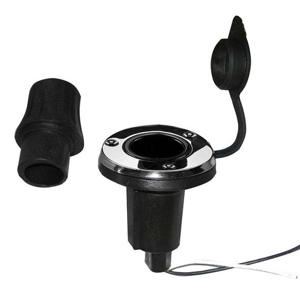 Perko Perko Locking Collar Pole Light Mounting Base - 2 Pin - Round [1045P00DP] 1045P00DP MyGreenOutdoors