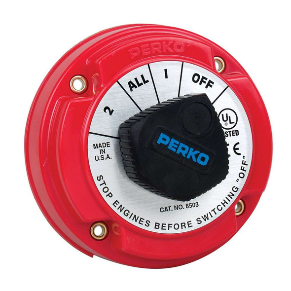 Perko Perko 8503DP Medium Duty Battery Selector Switch w/Alternator Field Disconnect w/o Key Lock [8503DP] 8503DP MyGreenOutdoors