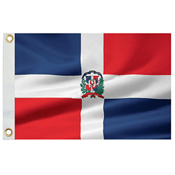 Taylor Made Taylor Made Dominican Republic Flag 12" x 18" Nylon [93070] MyGreenOutdoors