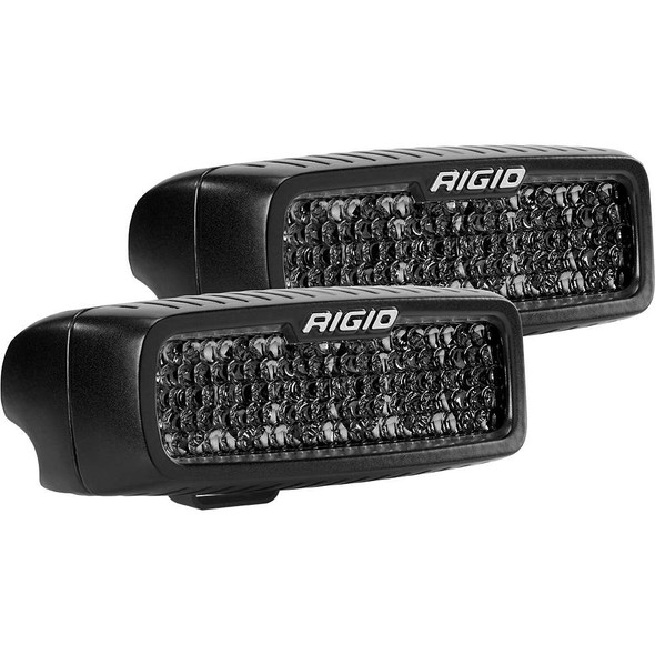 Rigid Industries RIGID Industries SR-Q Series PRO Spot Diffused Midnight Surface Mount - Pair [905513BLK] MyGreenOutdoors