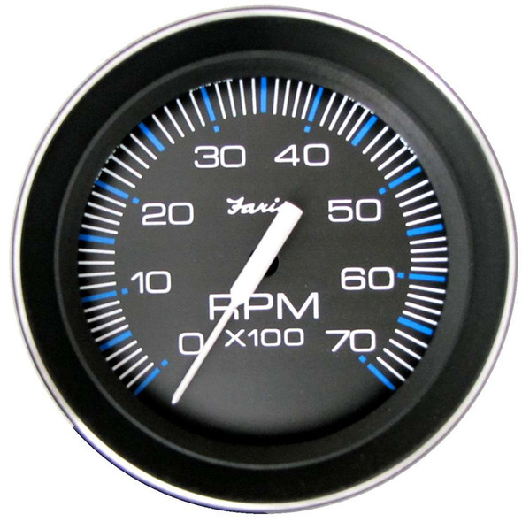 Faria Beede Instruments Faria 4" Tachometer (7000 RPM) (All Outboard) Coral w/Stainless Steel Bezel [33005] MyGreenOutdoors
