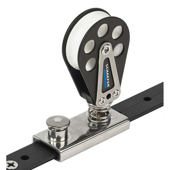 Schaefer Marine Schaefer Spring Loaded/Lined Slide/Aluminum f/1" T-Track [504-82] MyGreenOutdoors