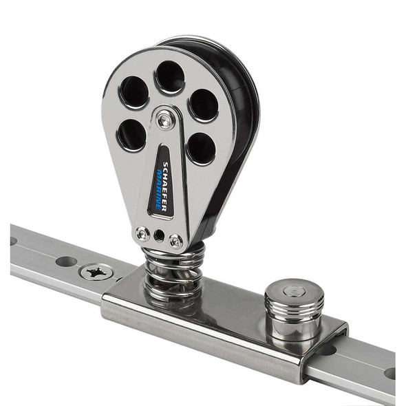 Schaefer Marine Schaefer Spring Loaded/Lined Slide/Stainless Steel f/1-1/4" T-Track [705-92] MyGreenOutdoors