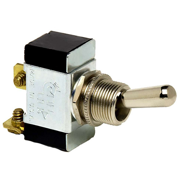 Cole Hersee Cole Hersee Heavy-Duty Toggle Switch SPST Off-(On) 2 Screw [55020-BP] MyGreenOutdoors