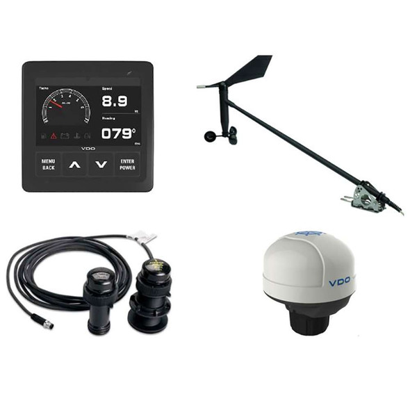 Veratron VDO Navigation Kit Plus f/Sail, Wind Sensor, Transducer, Nav Sensor, Display Cables [A2C1352150003] MyGreenOutdoors