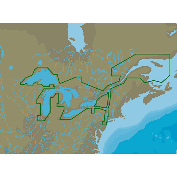 C-MAP C-MAP 4D NA-D061 Great Lakes St Lawrence Seaway -microSD/SD [NA-D061] MyGreenOutdoors