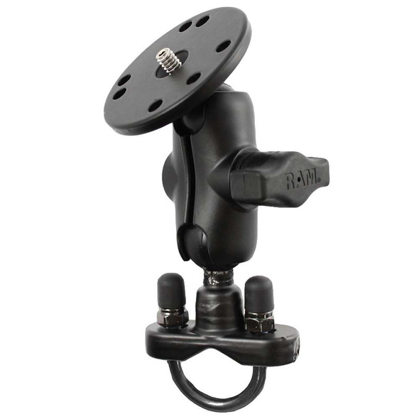 RAM Mounting Systems RAM Mount Handlebar U-Bolt Base Short Arm w/1/4" -20 Threaded Stud f/ Cameras [RAM-B-149ZA-C1U] MyGreenOutdoors