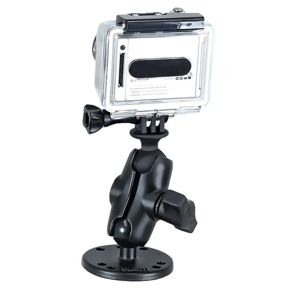 RAM Mounting Systems RAM Mount GoPro Hero Short Arm Flat Surface Mount [RAM-B-138-A-GOP1U] MyGreenOutdoors