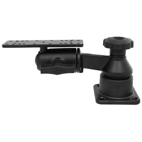 RAM Mounting Systems RAM Mount Horizontal Single Arm Ball Mount - Gimbal Bracket [RAM-109HSB] MyGreenOutdoors