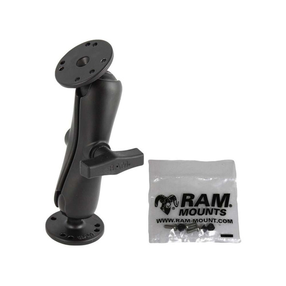 RAM Mounting Systems RAM Mount Double Socket Arm f/Garmin Fixed Mount GPS - 1.5" [RAM-101-G2U] MyGreenOutdoors