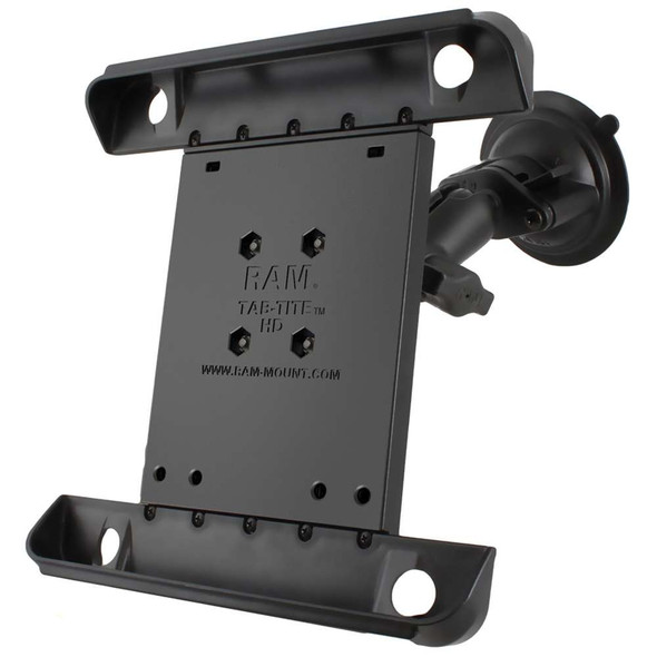 RAM Mounting Systems RAM Mount Tab-Tite iPad / HP TouchPad Cradle Twist Lock Suction Cup Mount [RAM-B-166-TAB3U] MyGreenOutdoors