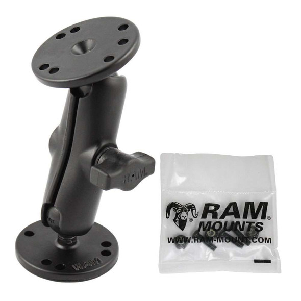 RAM Mounting Systems RAM Mount 1" Ball Light Use Surface Mount f/Garmin echo 100, 150, 300c [RAM-B-101-G4] MyGreenOutdoors