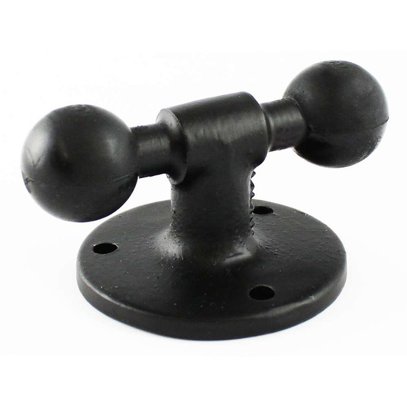 RAM Mounting Systems RAM Mount Double Ball w/2.5" Round Base [RAM-B-217U] MyGreenOutdoors